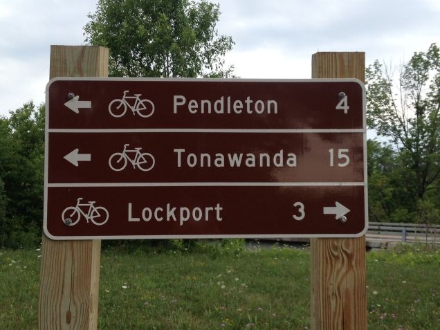Mileage sign