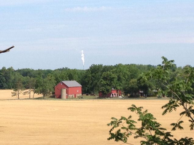 Smoke stack at Lake Ontario 