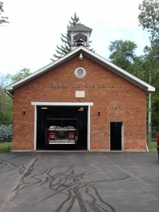 Wendelville Fire Department in 1862 school house
