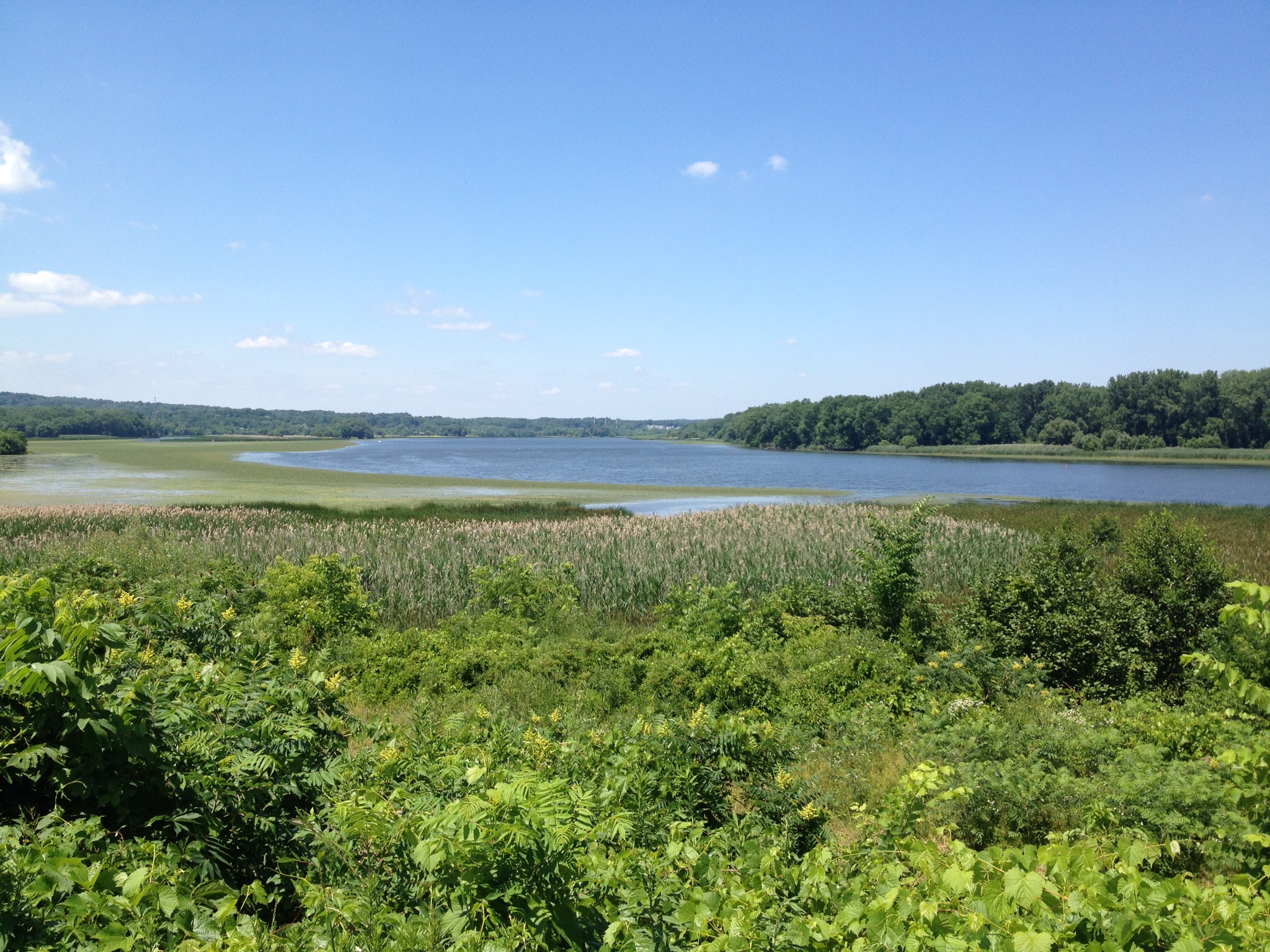 A beautiful view of the Mohawk River between Waterford and Schenectady, NY