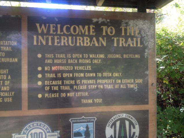 Interurban Trail History