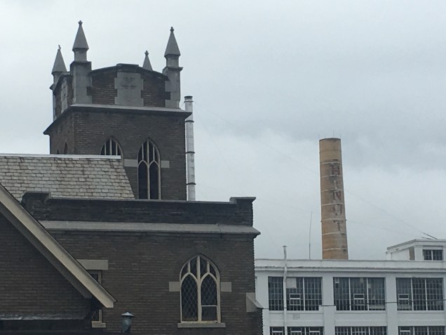 The white building in the back is the original Beech-nut factory