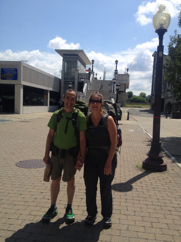 Albany, New York ~ beginning of Erie Canal Walk