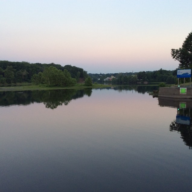Early morning on the Mohawk River