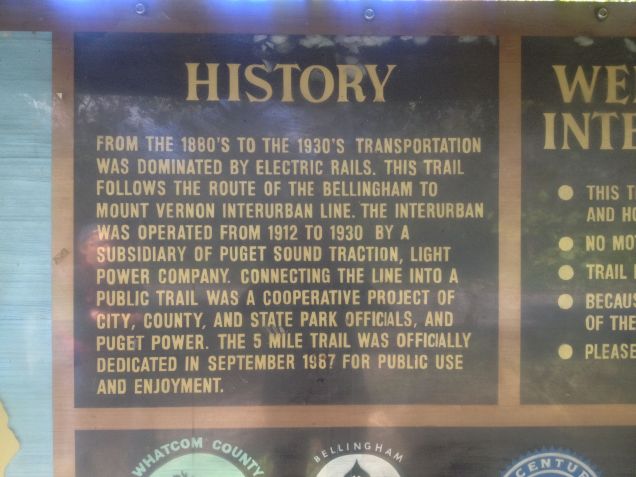 History of Interurban Trail