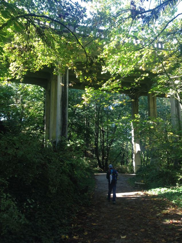 Going under 12 Street Bridge, Fairhaven
