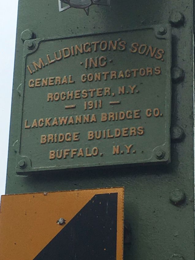 Holley Lift Bridge plaque
