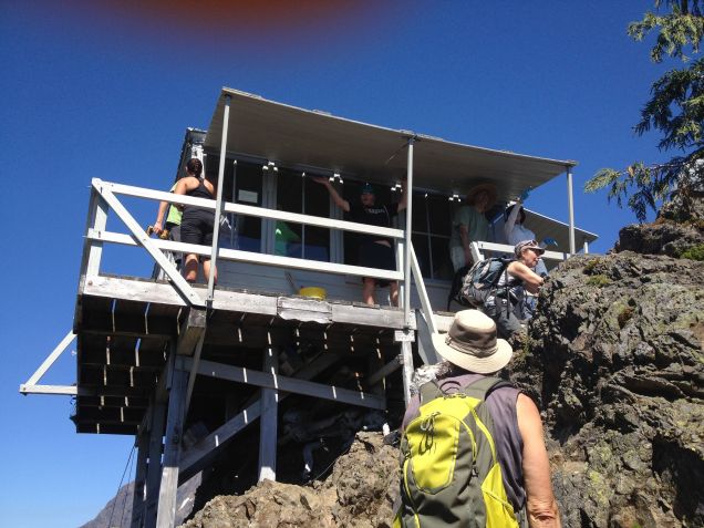 Park Butte Look Out from below