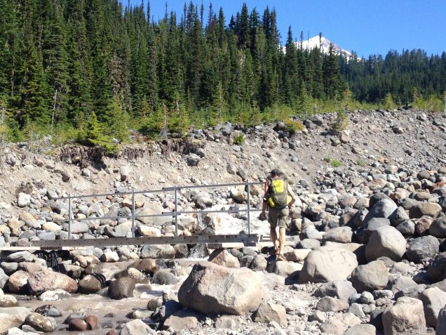 Rocky Creek and ladder bridge