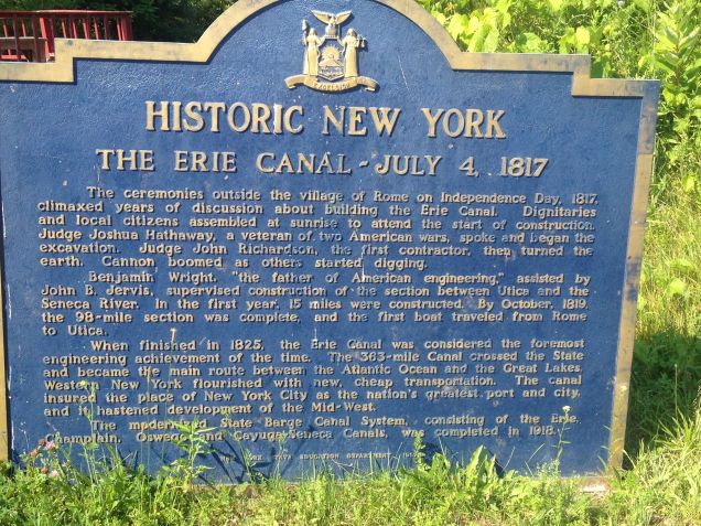 Sign found in back of abandoned Erie Canal Village, Rome, NY