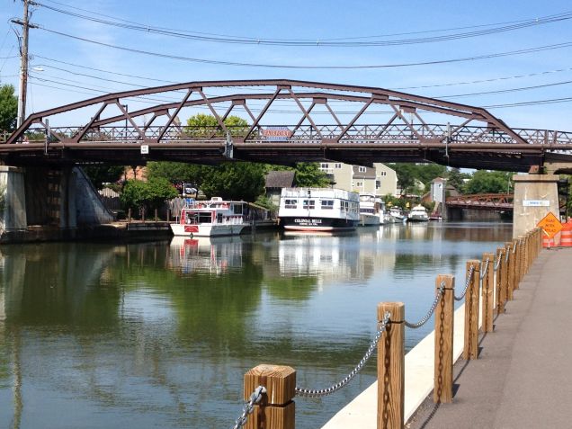 Coming into Fairport, NY